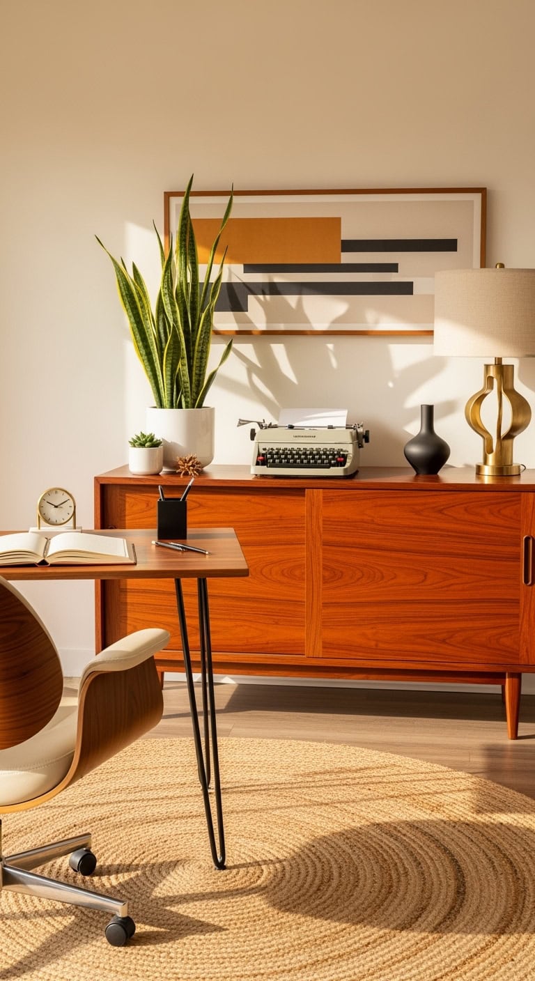 elegant functional rosewood credenza solution