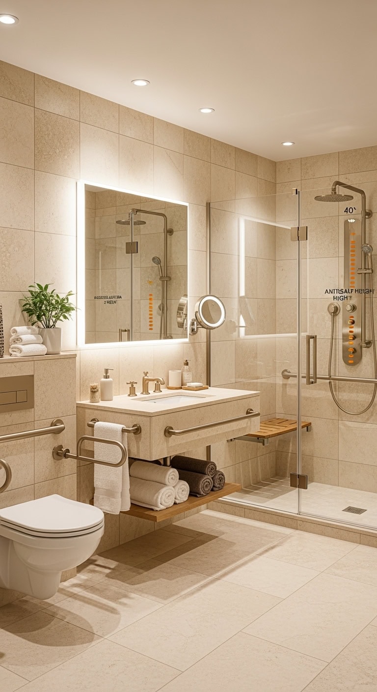 luxurious and safe beige anti scald valves