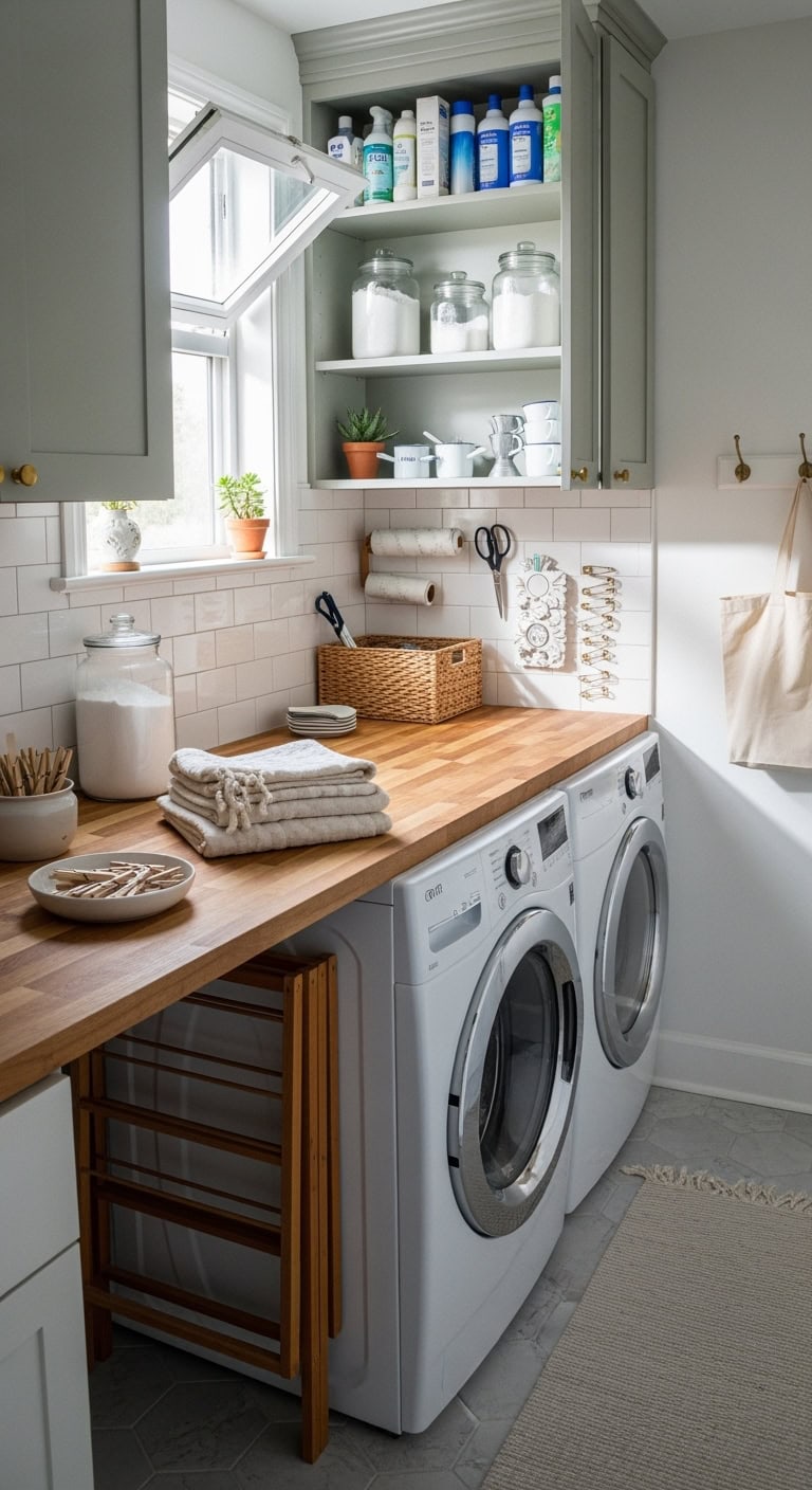 convenient lint trap cleaning station