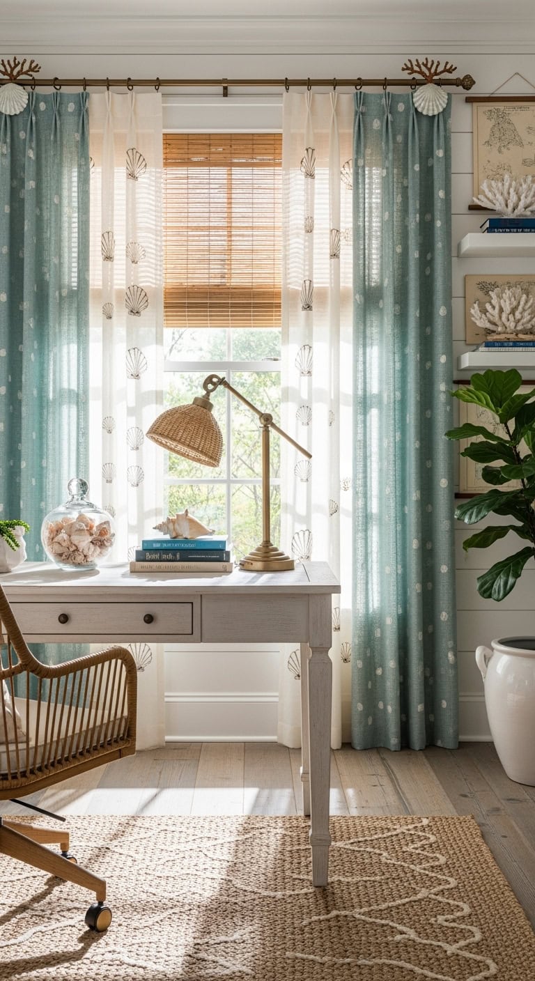 beachy diffused layered coastal