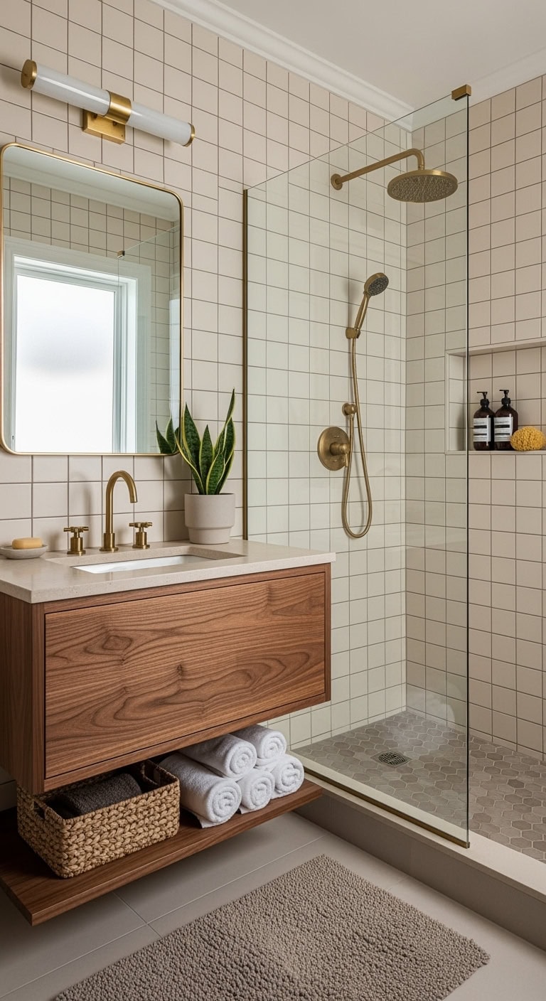 luxurious low maintenance bathroom design