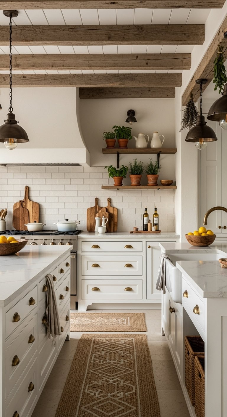 mediterranean rustic elegance kitchen