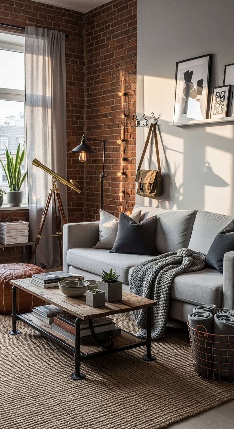 rustic industrial cozy sophisticated