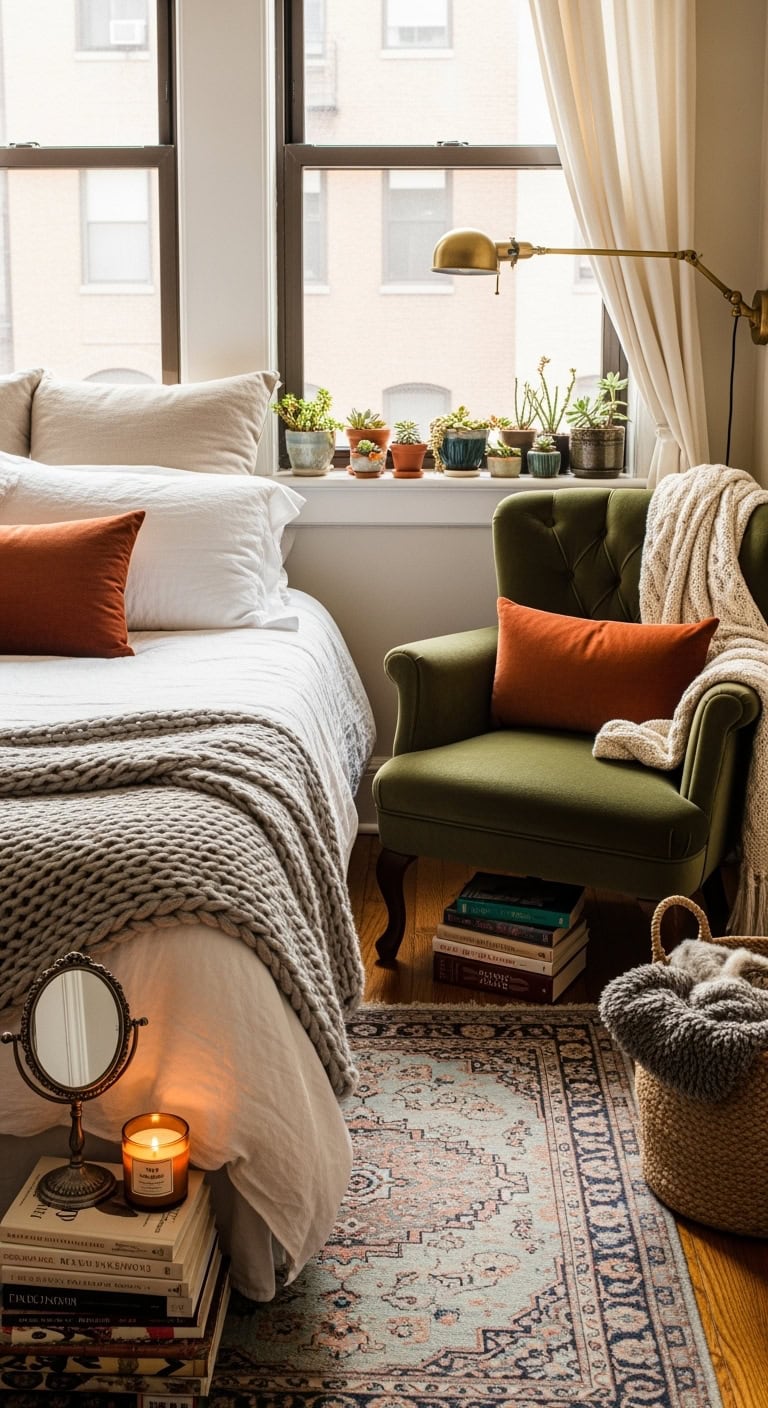 cozy moody vintage bookish