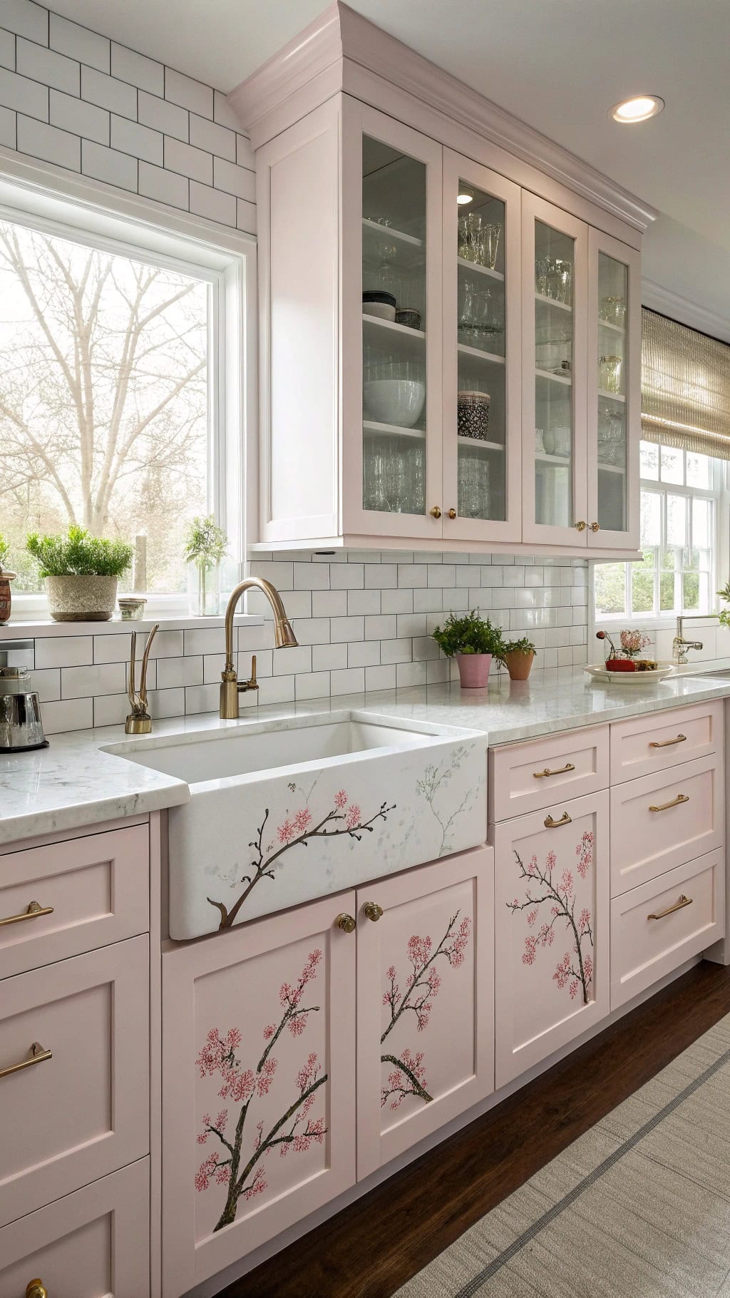 cherry blossom cabinet elegance