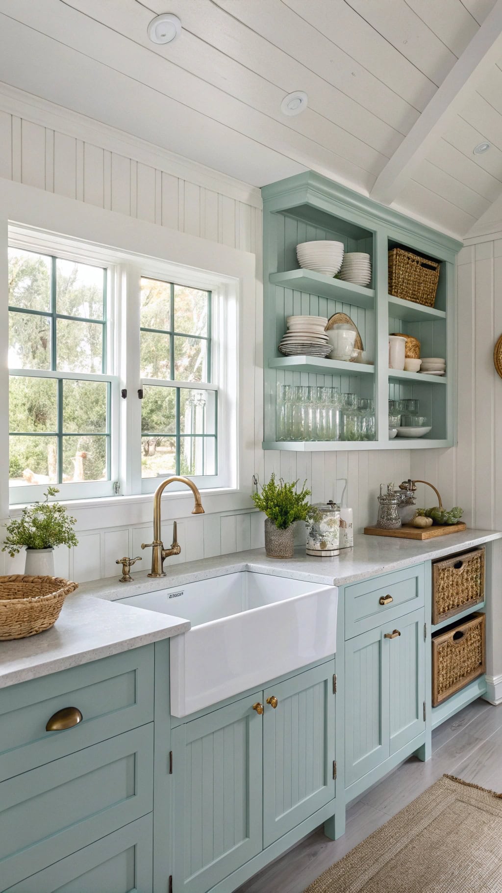 coastal kitchen beach vibes