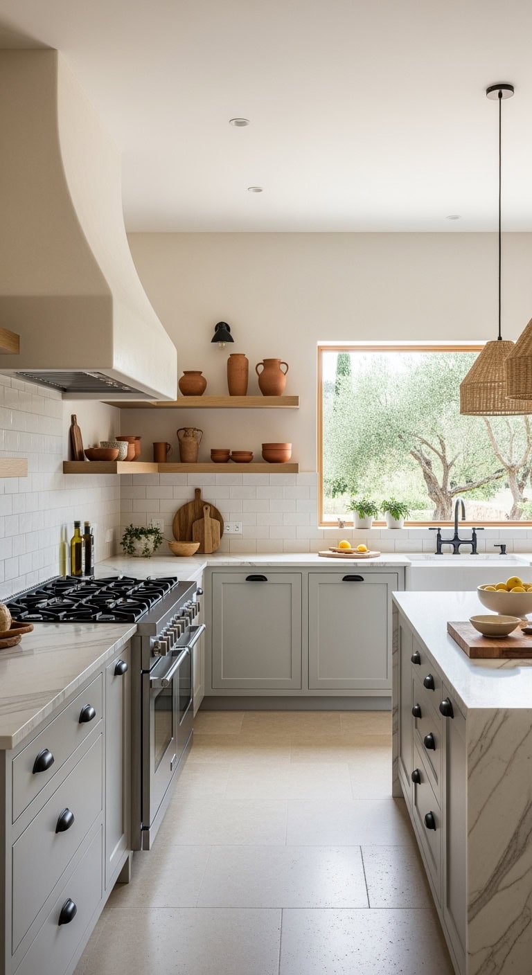 warm airy textured mediterranean minimalism