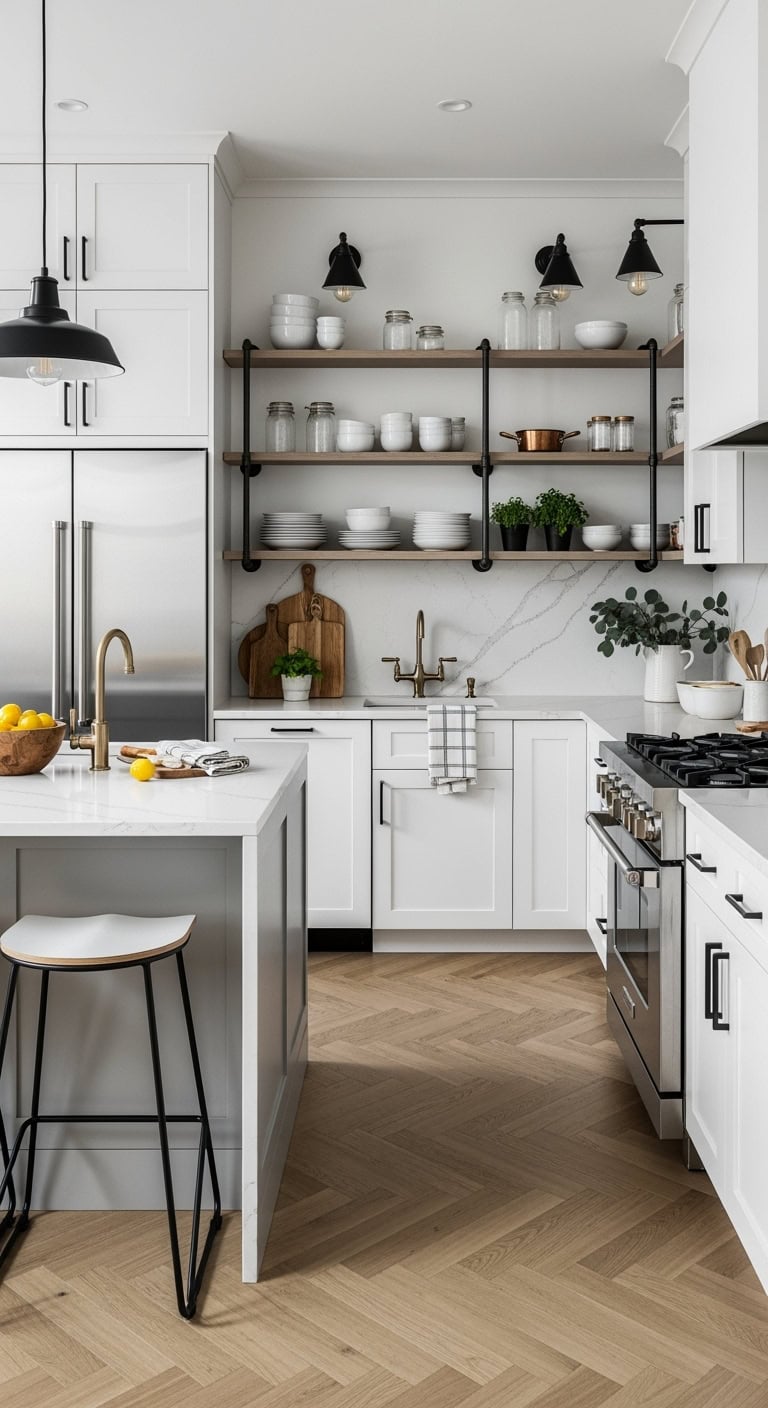 urban industrial kitchen design