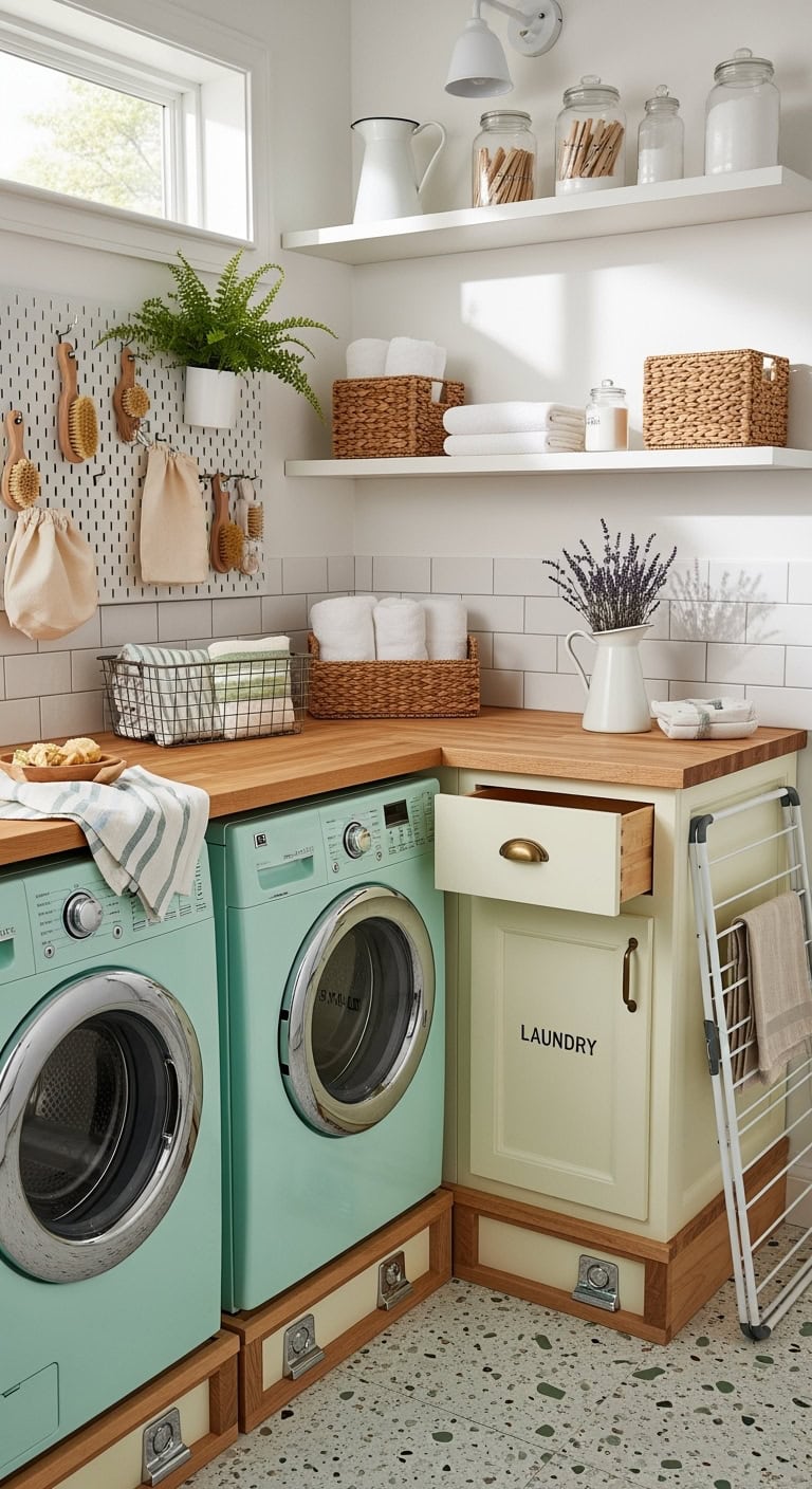 retro style washing machine platforms