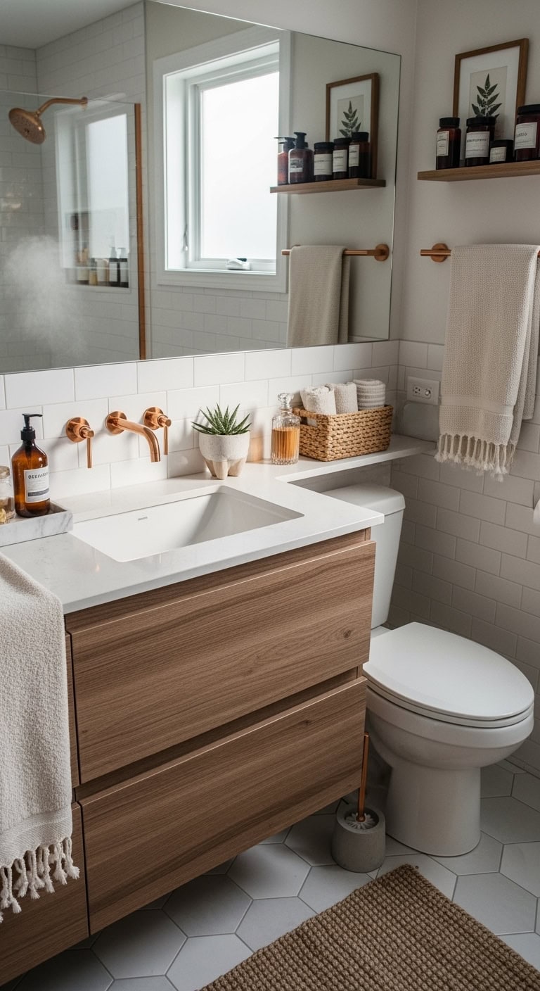 glamorous bathroom storage solutions