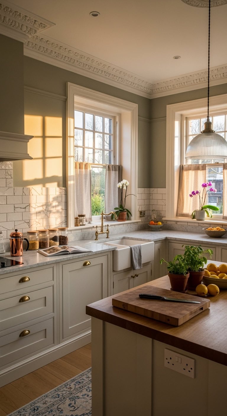 majestic ornate layered crown molding details