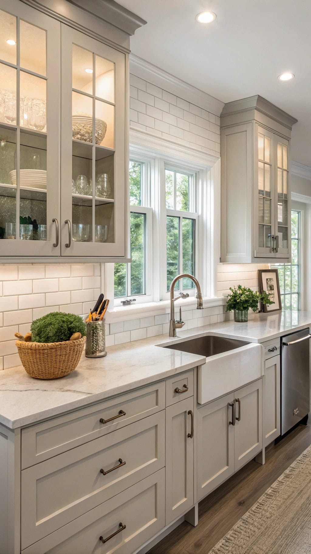 transitional kitchen cabinet design