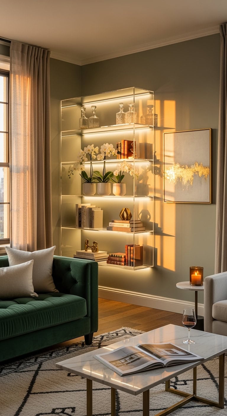 floating elegant curated luxurious