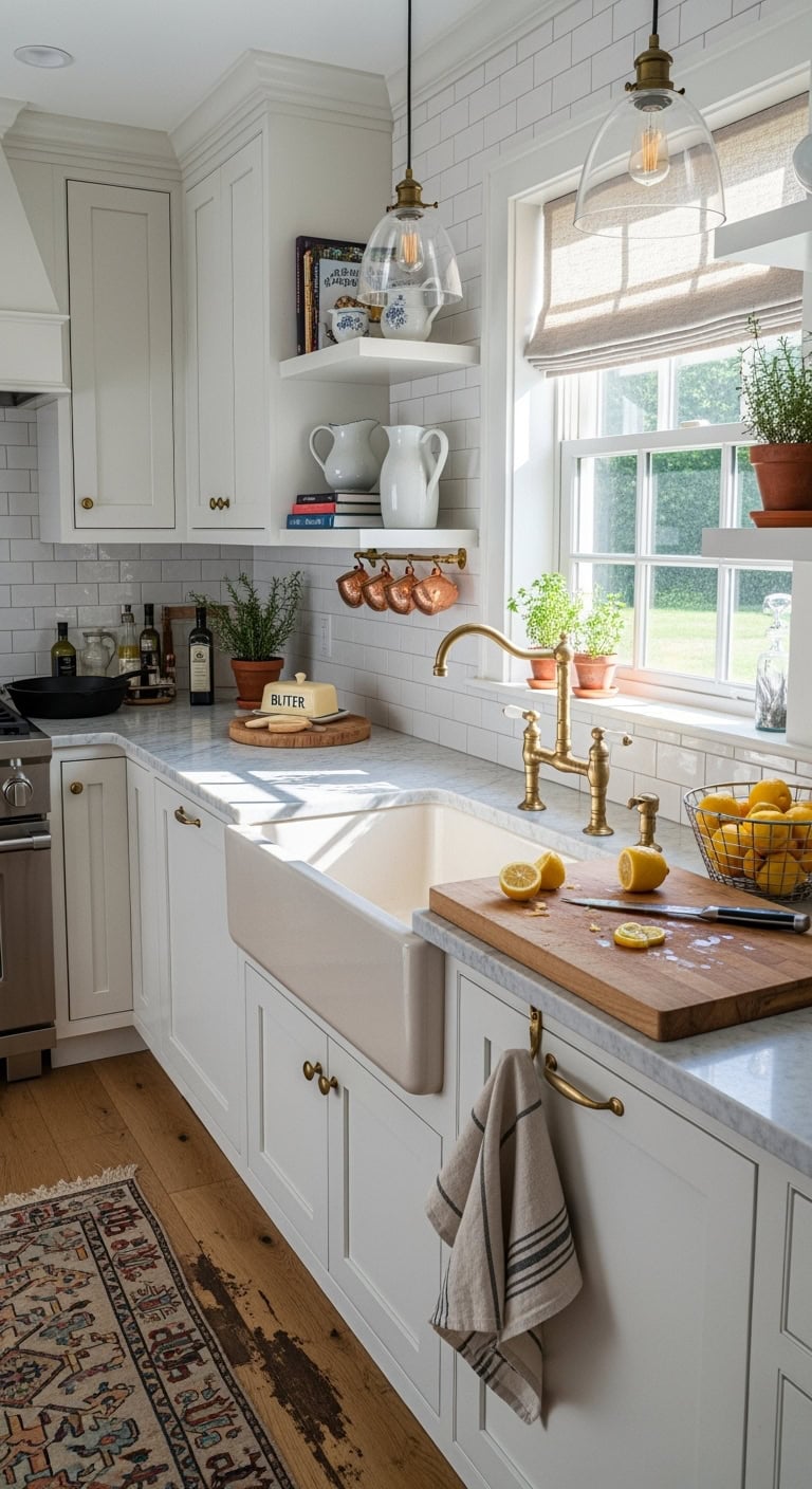 farmhouse sink becomes kitchen focal point