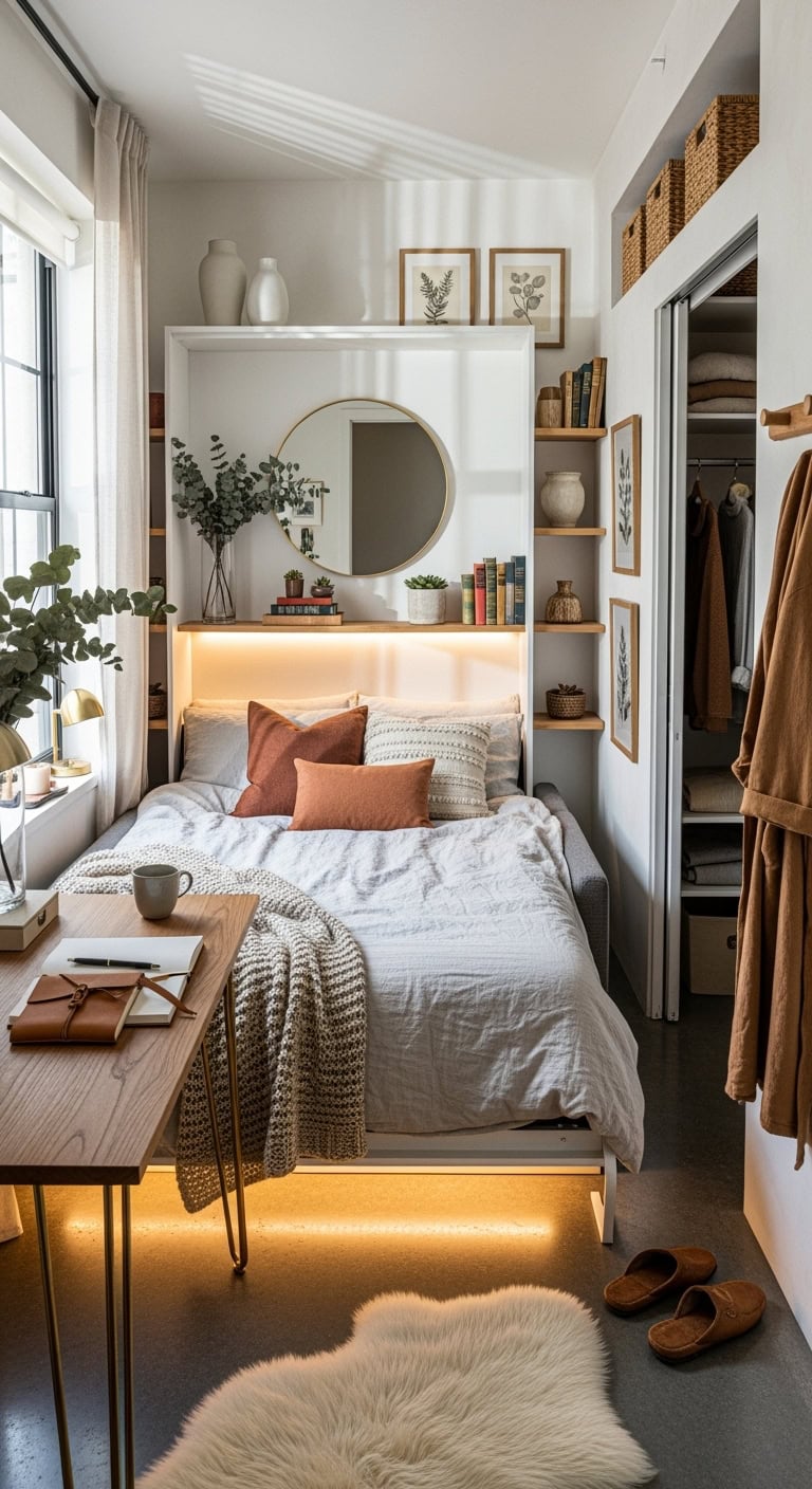 space saving transformative bedroom