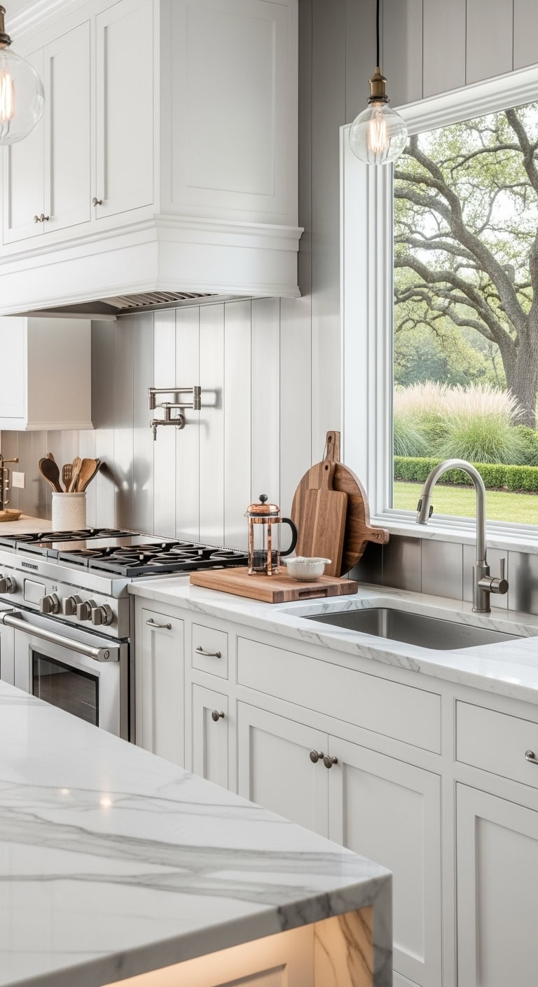 stainless steel backsplash transforms kitchen aesthetic