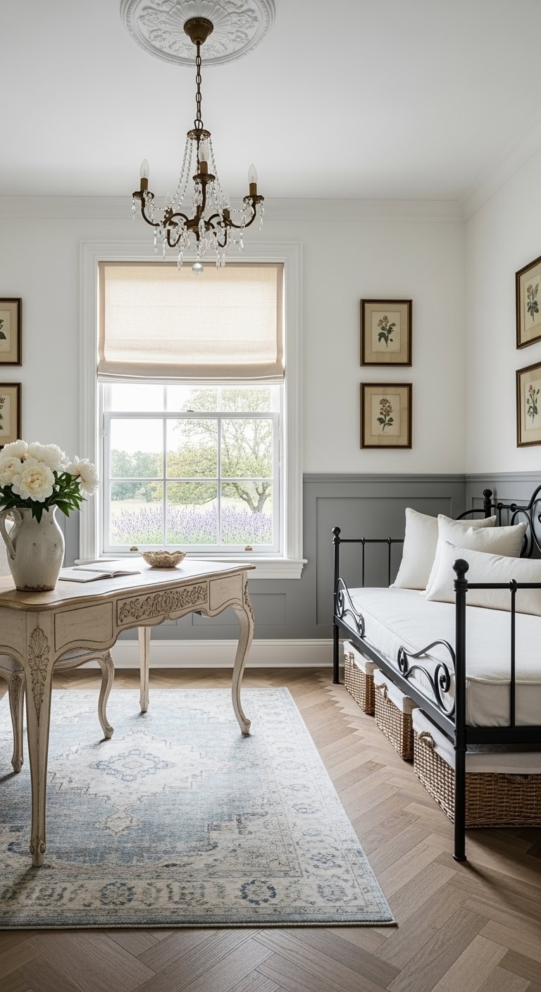 provencal ornate desk daybed