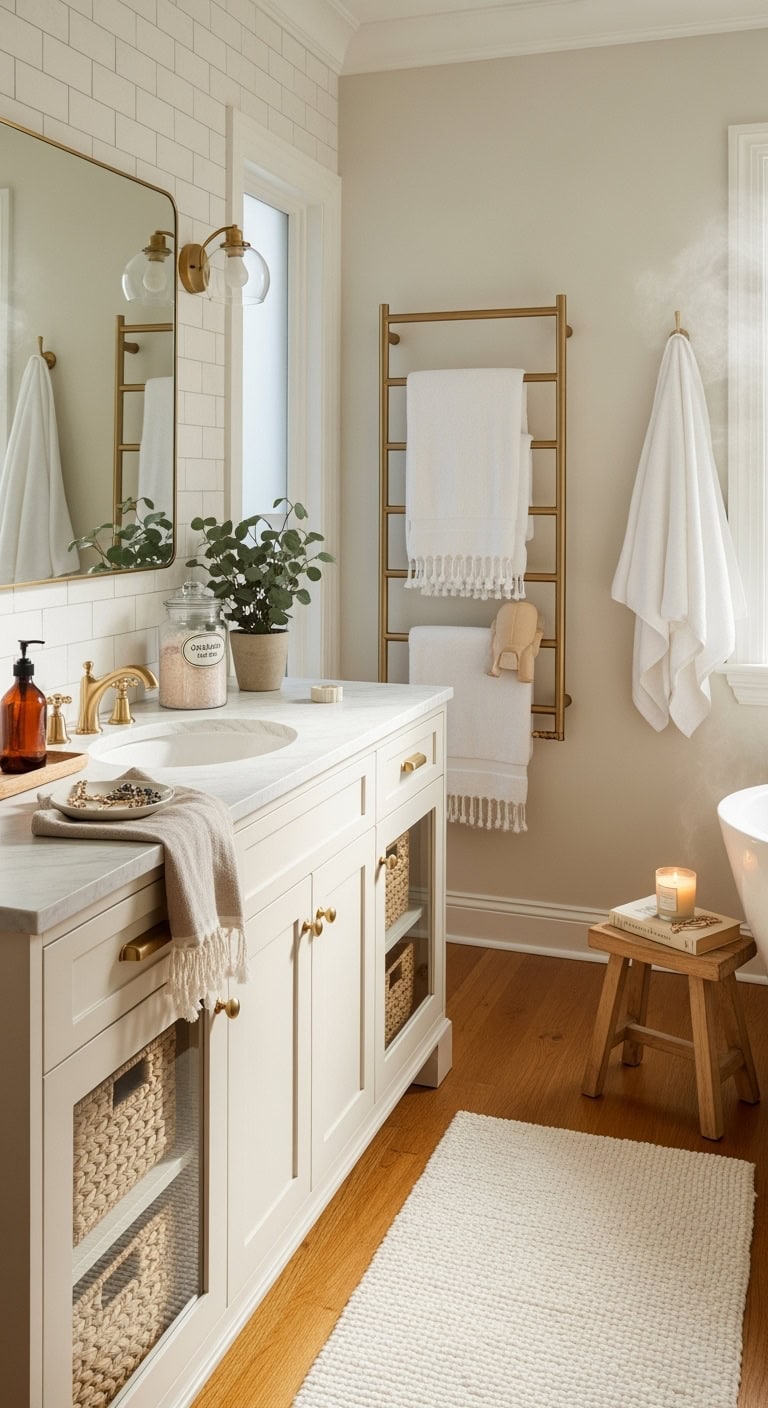 lavish bathroom luxury towel warmers