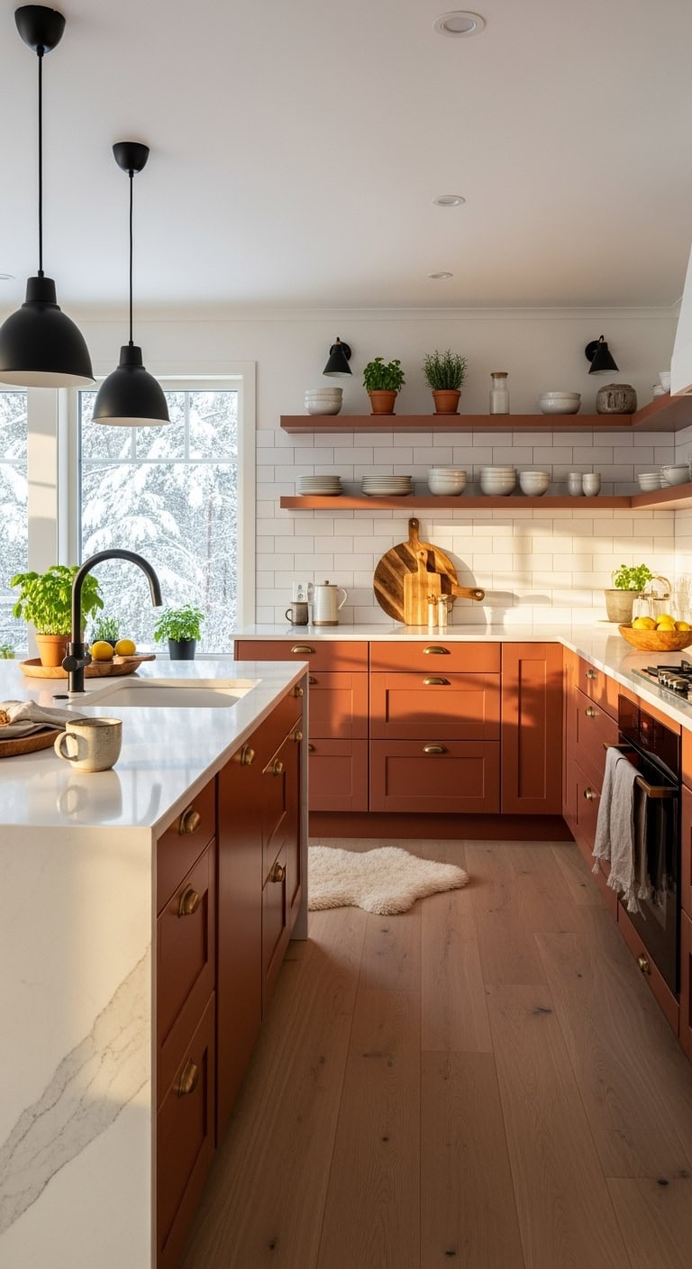 scandinavian hygge meets terracotta warmth