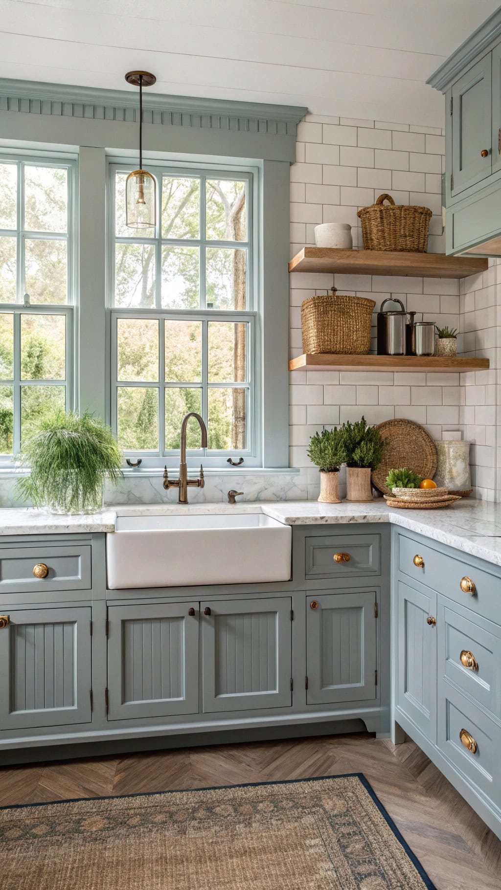 beaded inset panel charm