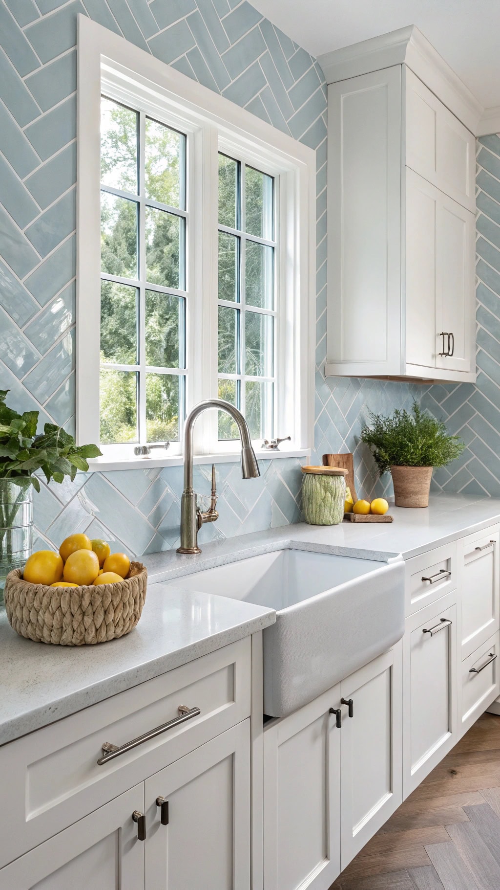 glossy subway tile elegance