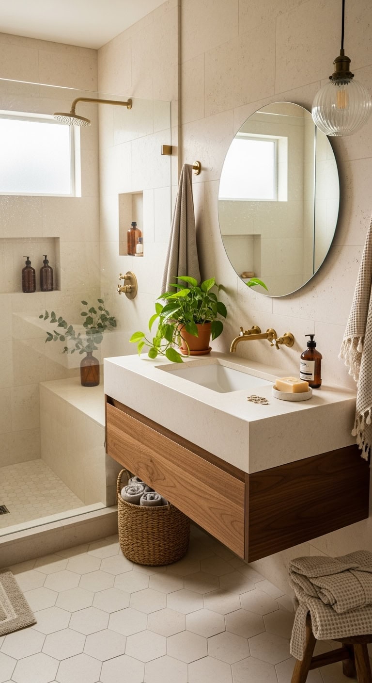 luxury inspired shower storage solutions