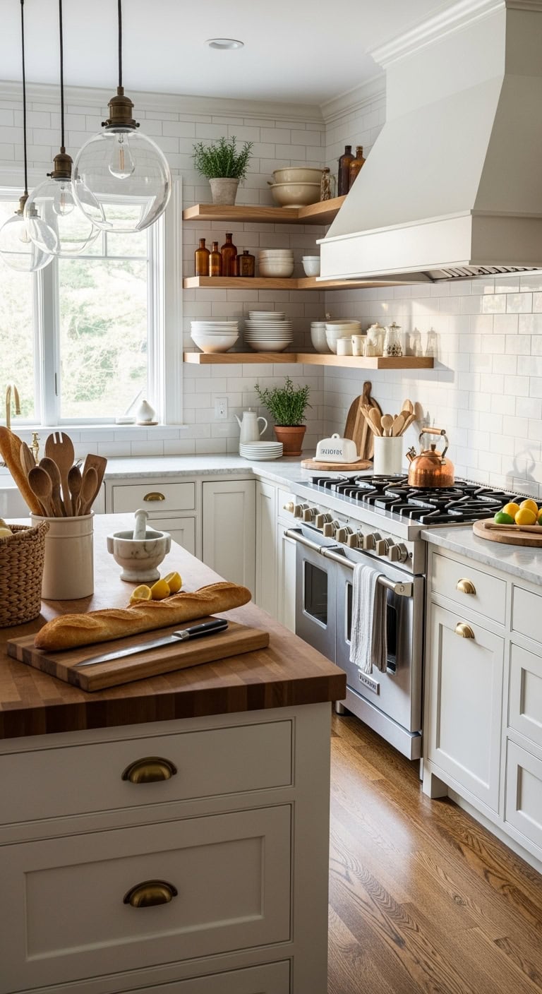 open shelving in harmony