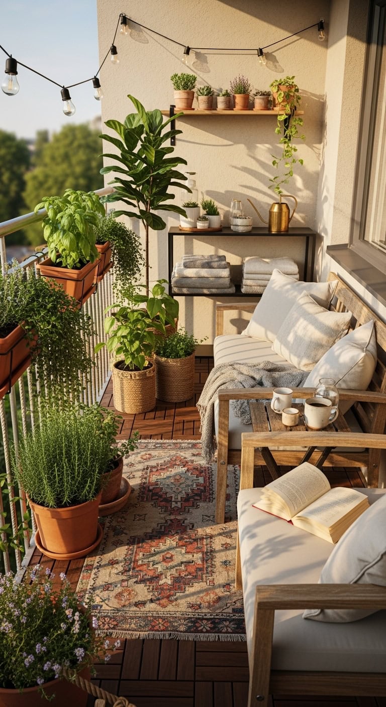 mini urban herb farm