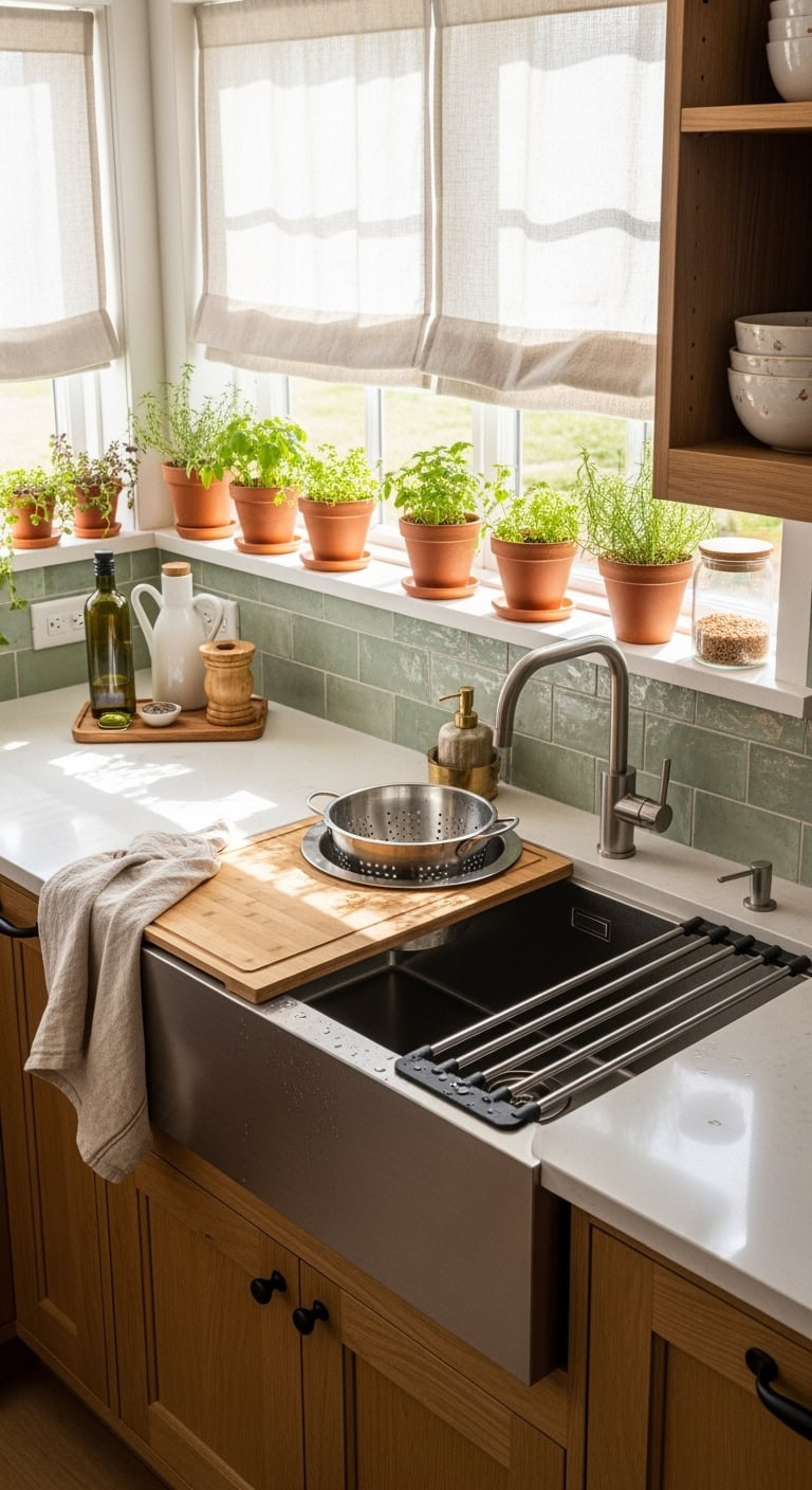 modular workstation sink accessories