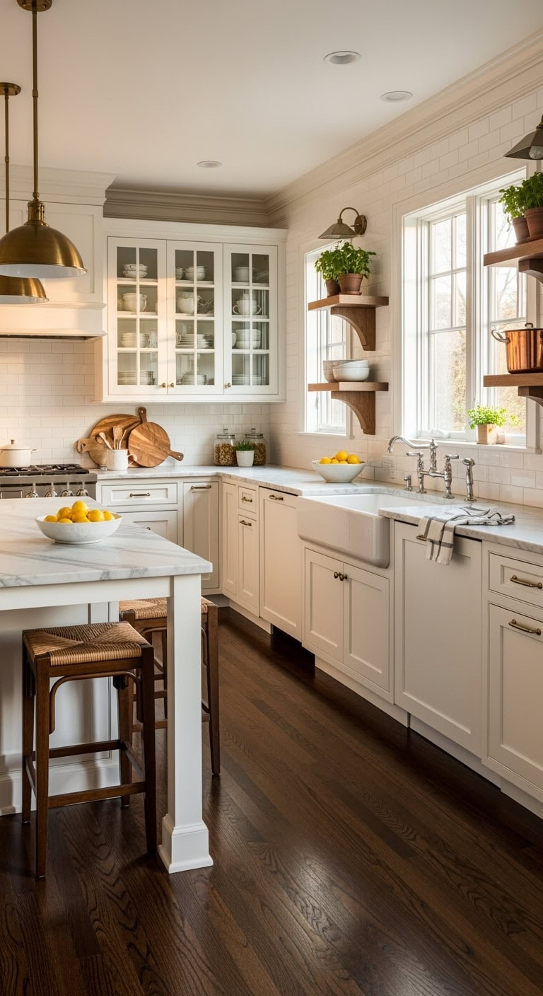 traditional elegance modern contrast