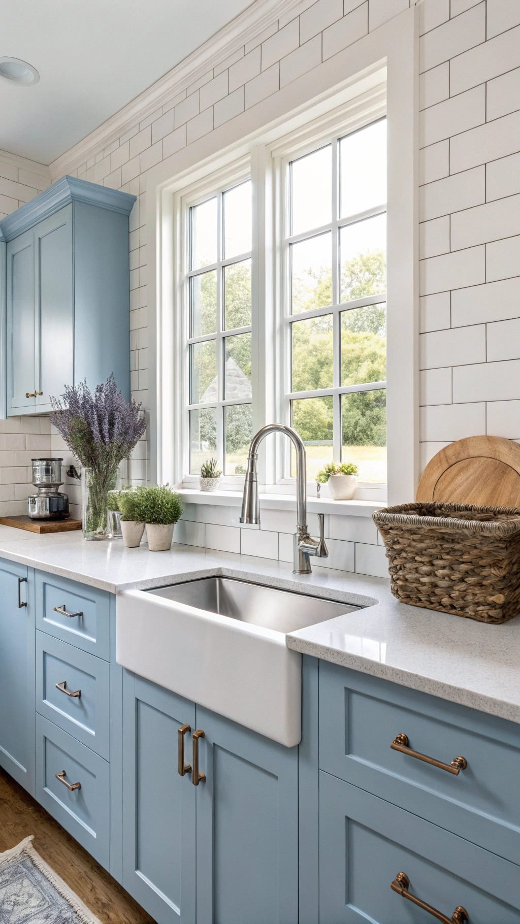 light wood kitchen accents