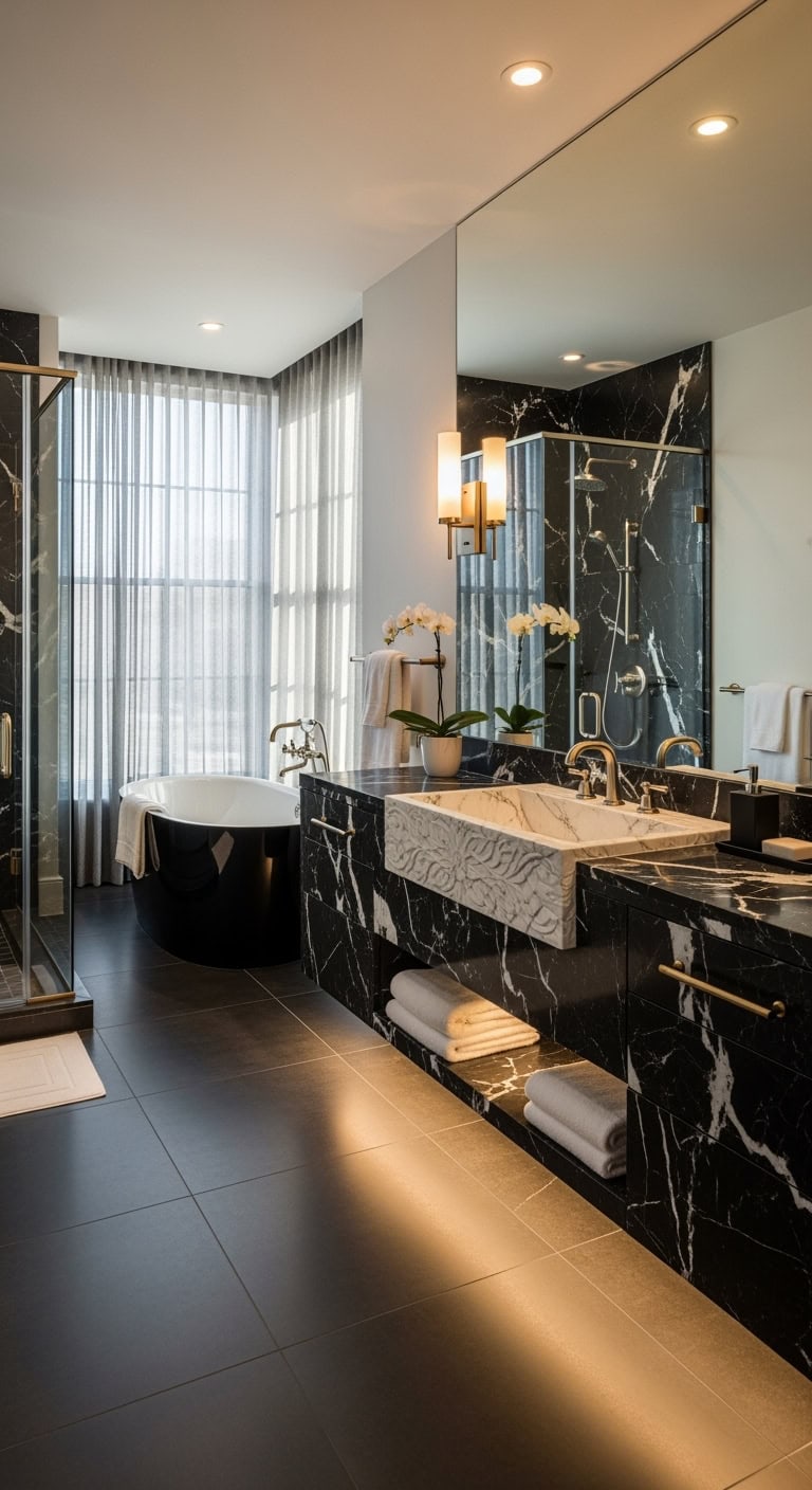 marble vanity s luxurious sophistication