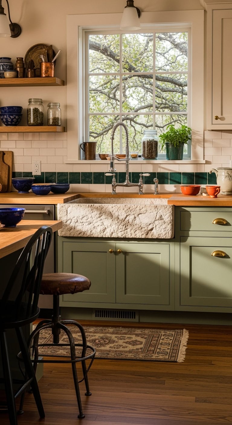 eclectic mix kitchen design perfection