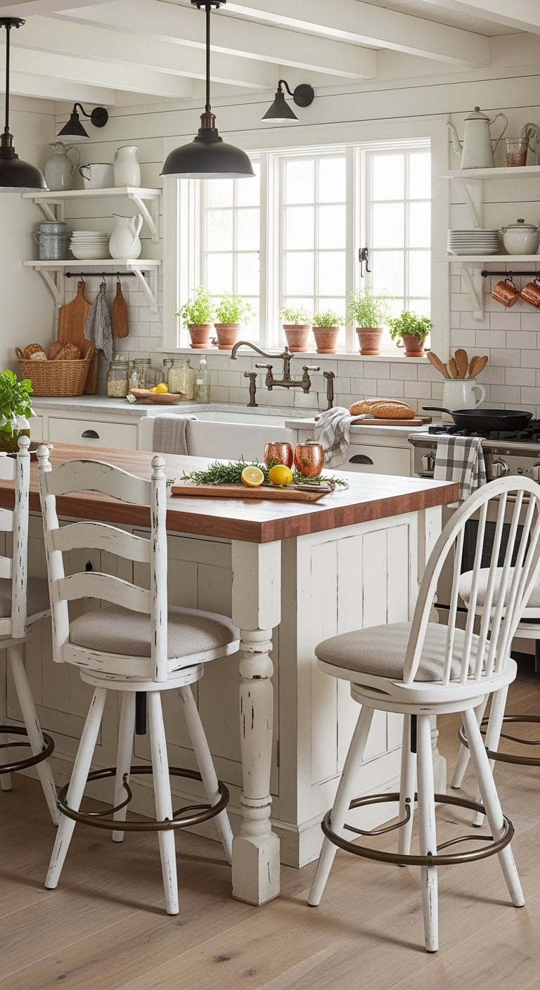 distressed farmhouse architectural collected over time charm