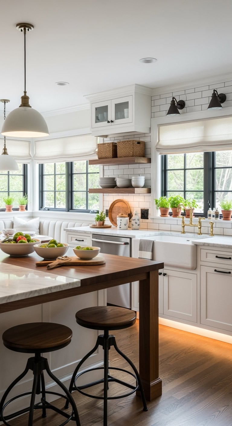 transitional kitchen design elements