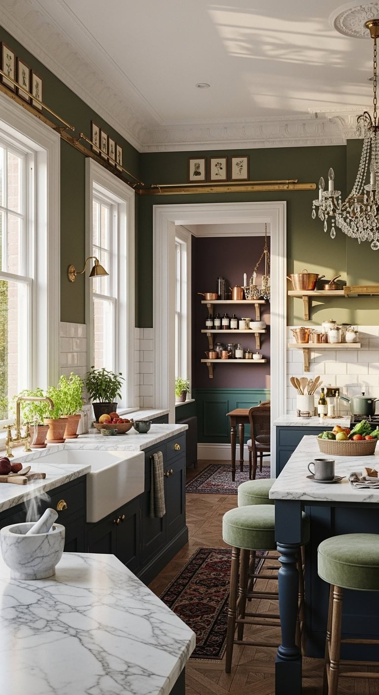 jewel toned walls opulent and luxe