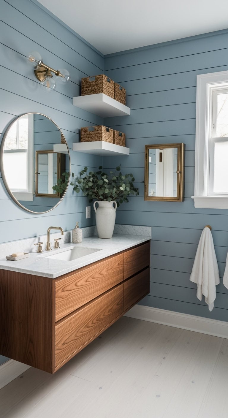 coastal modern farmhouse bathroom inspiration