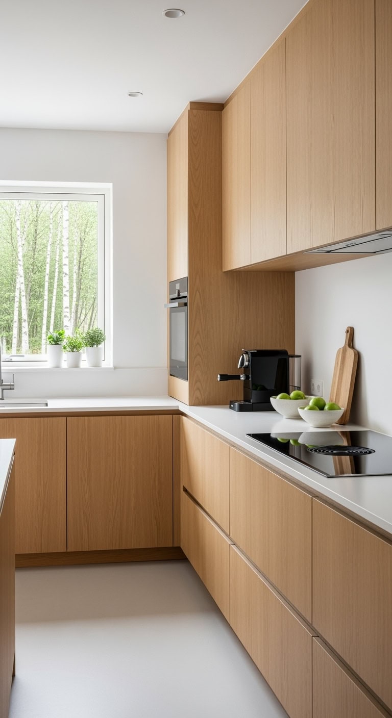 seamless integrated appliance panel design