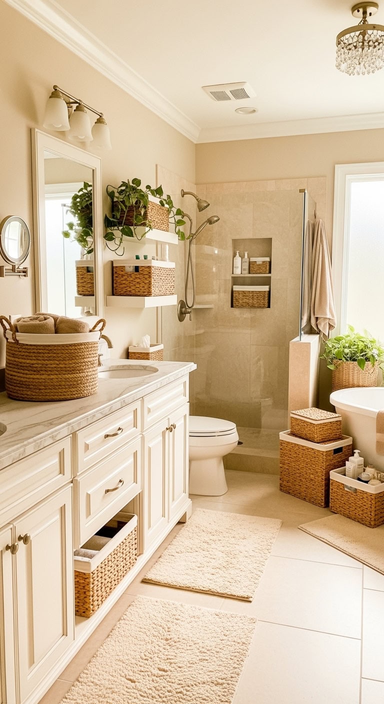 versatile woven baskets stylish storage solution