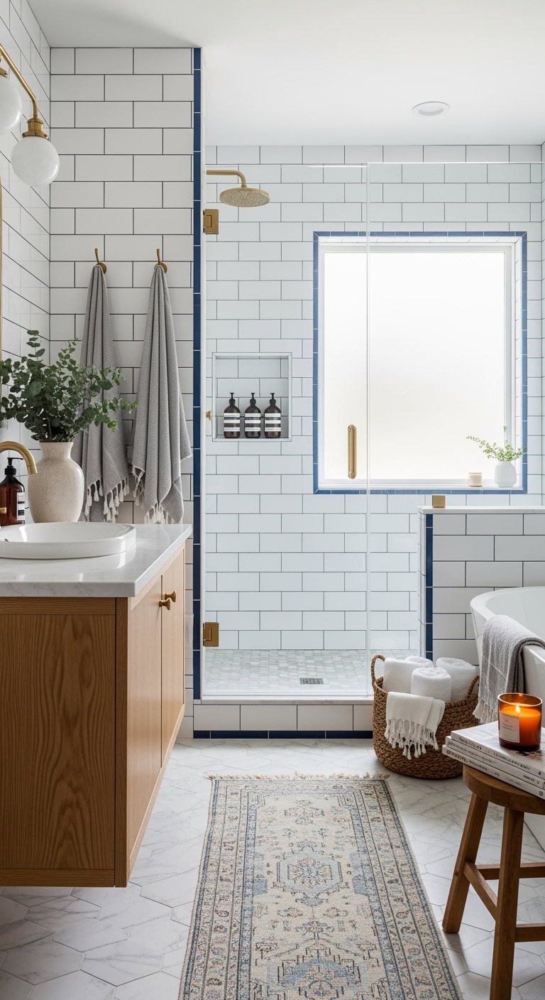 bold bathroom graphic masterpiece