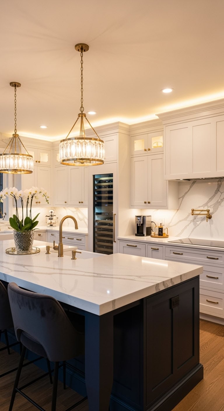 glamorous luxury kitchen design