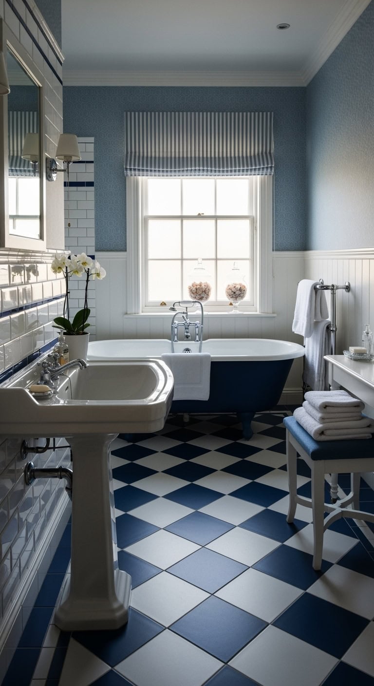 timeless classic blue and white