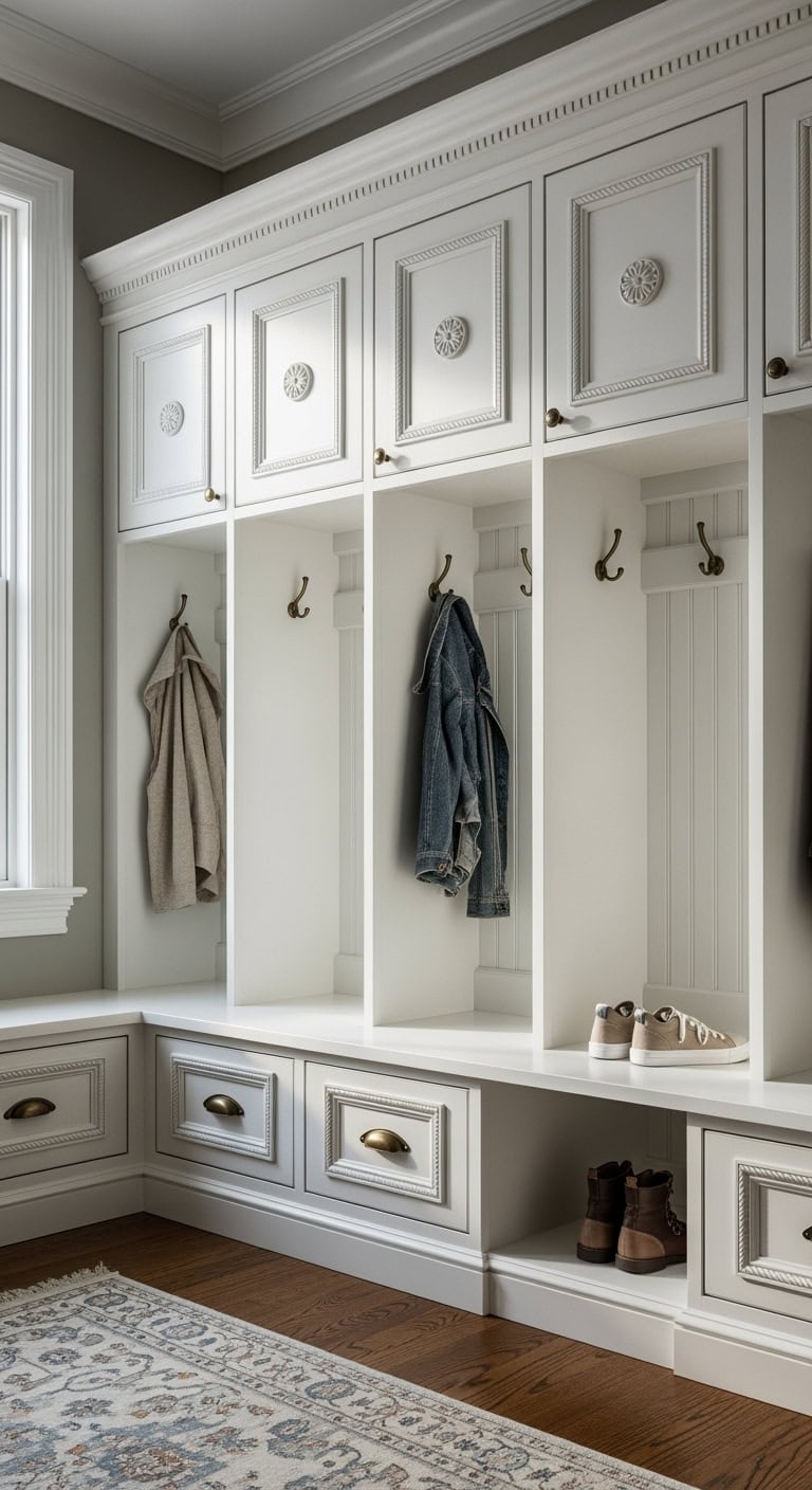 french provincial painted locker charm