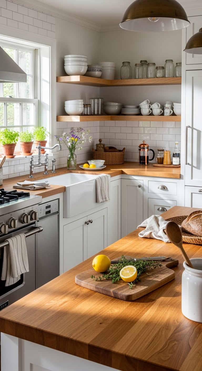 warm inviting rustic contrasting