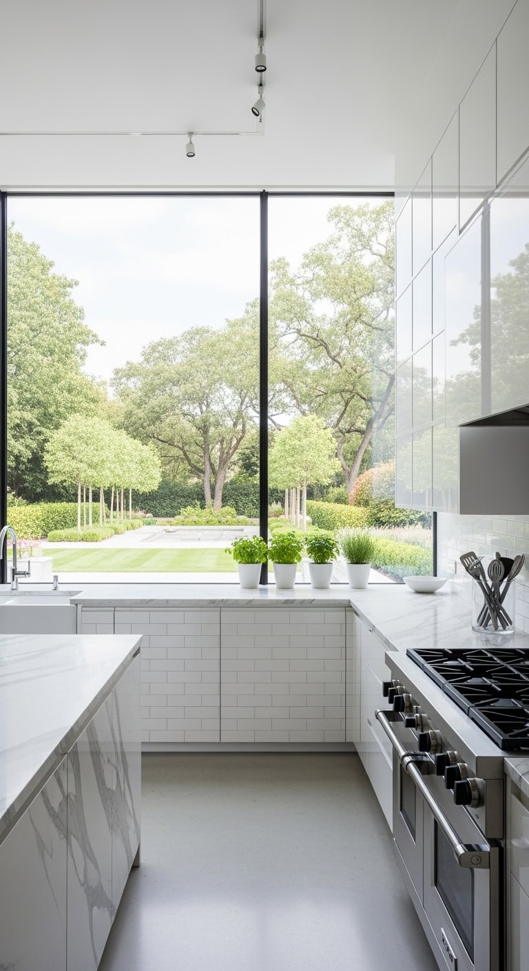 bright airy modern kitchen design