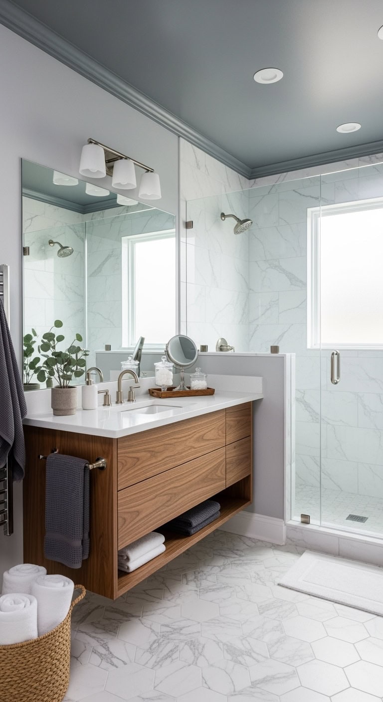 moody dramatic storm inspired ceiling design