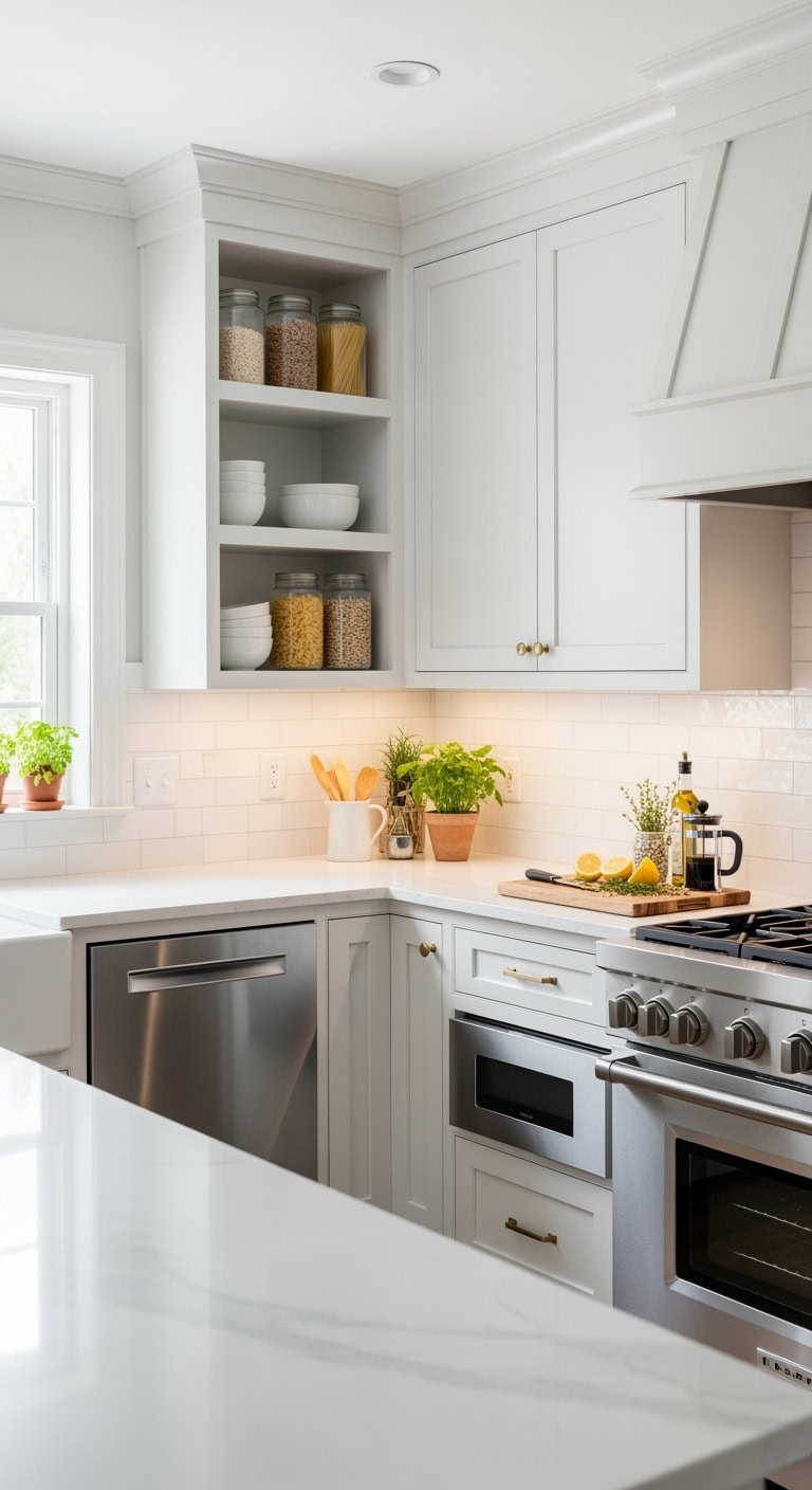 seamless hidden streamlined sophisticated kitchen appliances