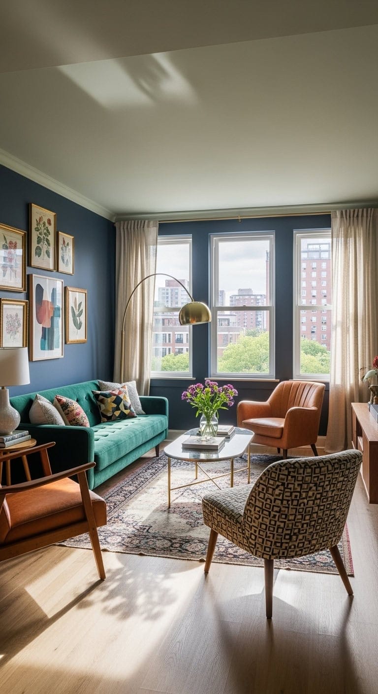 vintage meets modern curated apartment