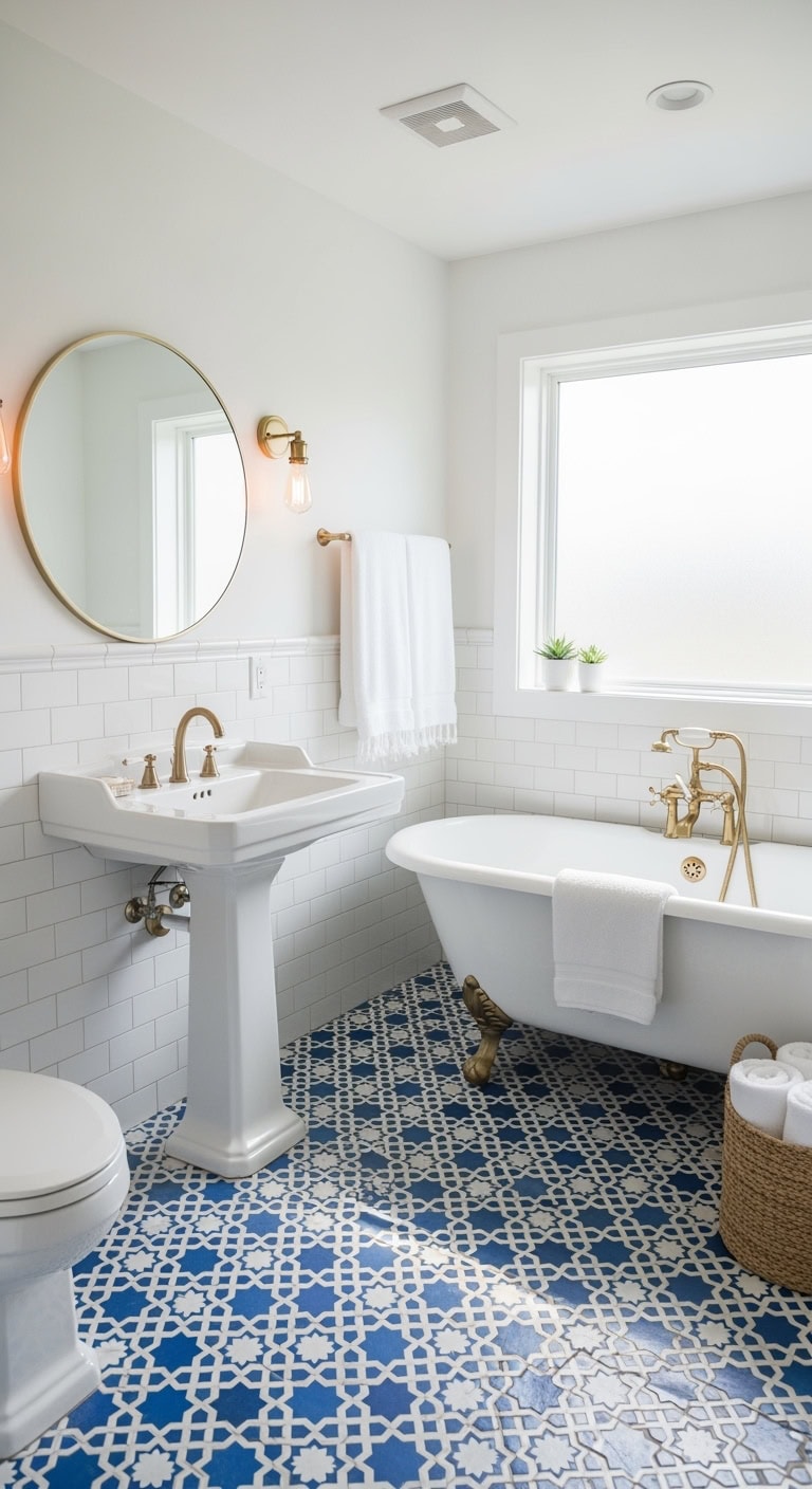 exotic luxurious mesmerizing moroccan inspired cobalt floors