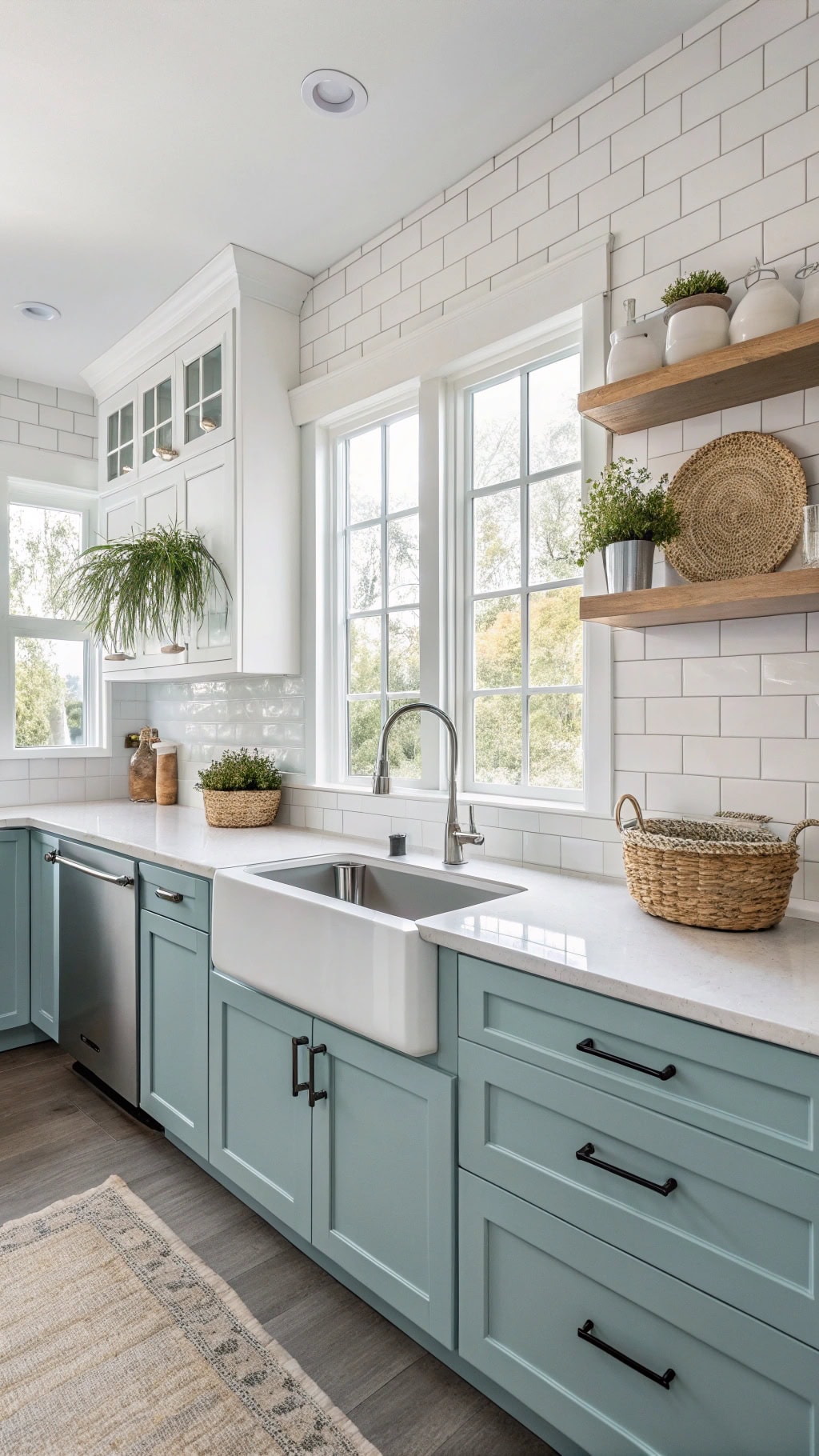 two tone cabinet color combinations